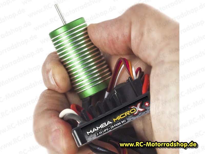 CC-010-0147-03: Brushless-Combo Castle Creations Mamba Micro X + BL Motor 0808 (8200 kV) CC-010-0147-03